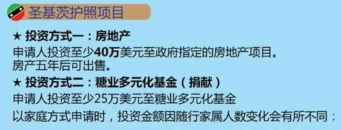 圣基茨护照需要什么申请条件跟要求？
